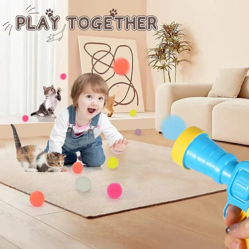 Interactive Cat Ball Launcher