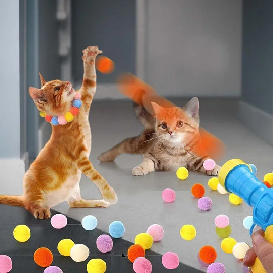 Interactive Cat Ball Launcher